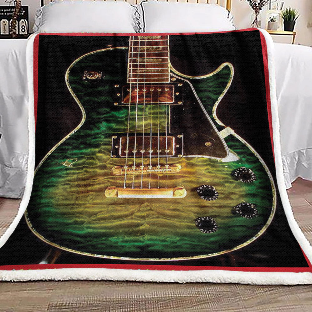 Guitar BL1010163F Sherpa Fleece Blanket