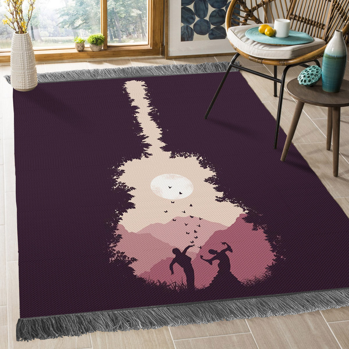 Guitar BL1809041O Decorative Floor-cloth
