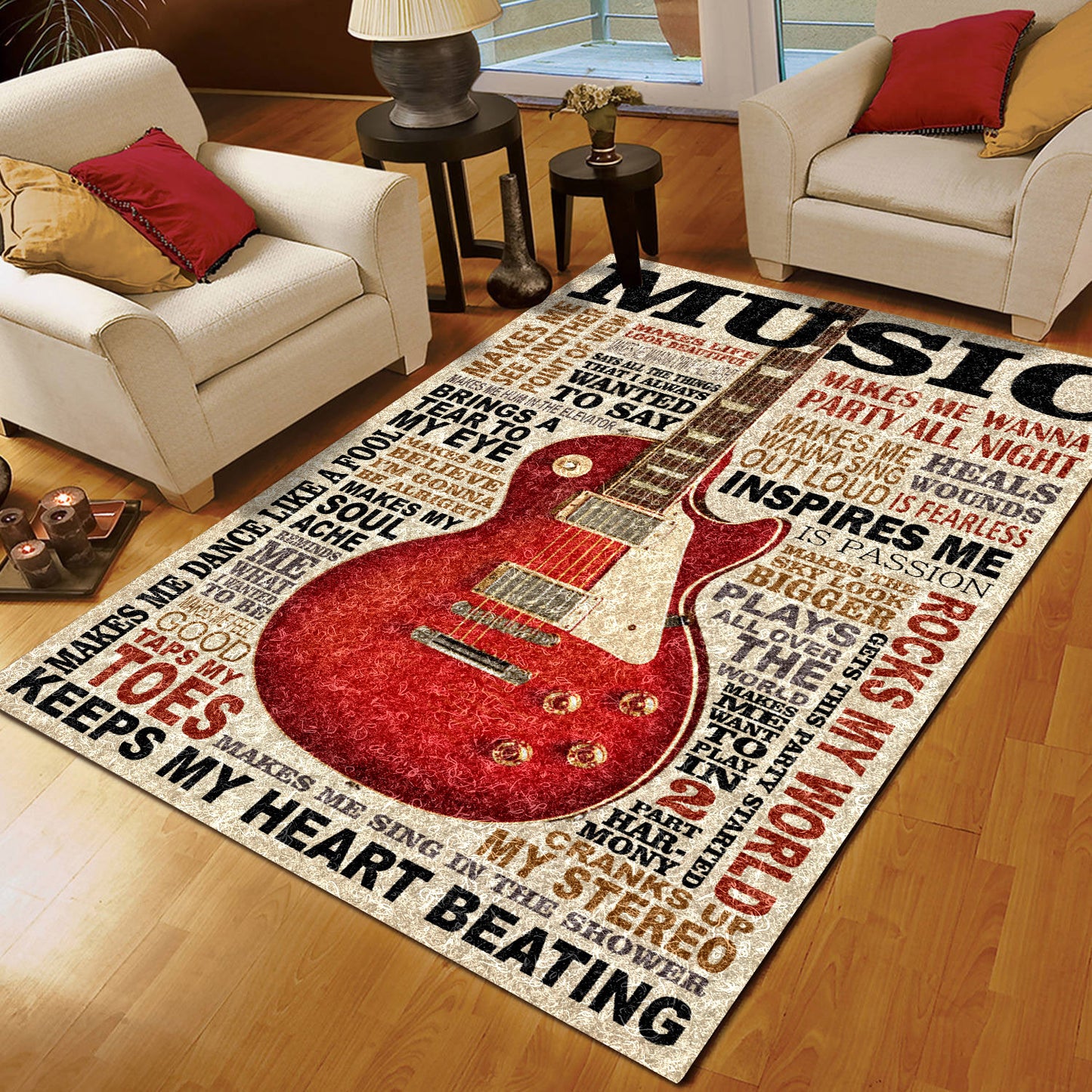 Guitar CL160965MDR Rug