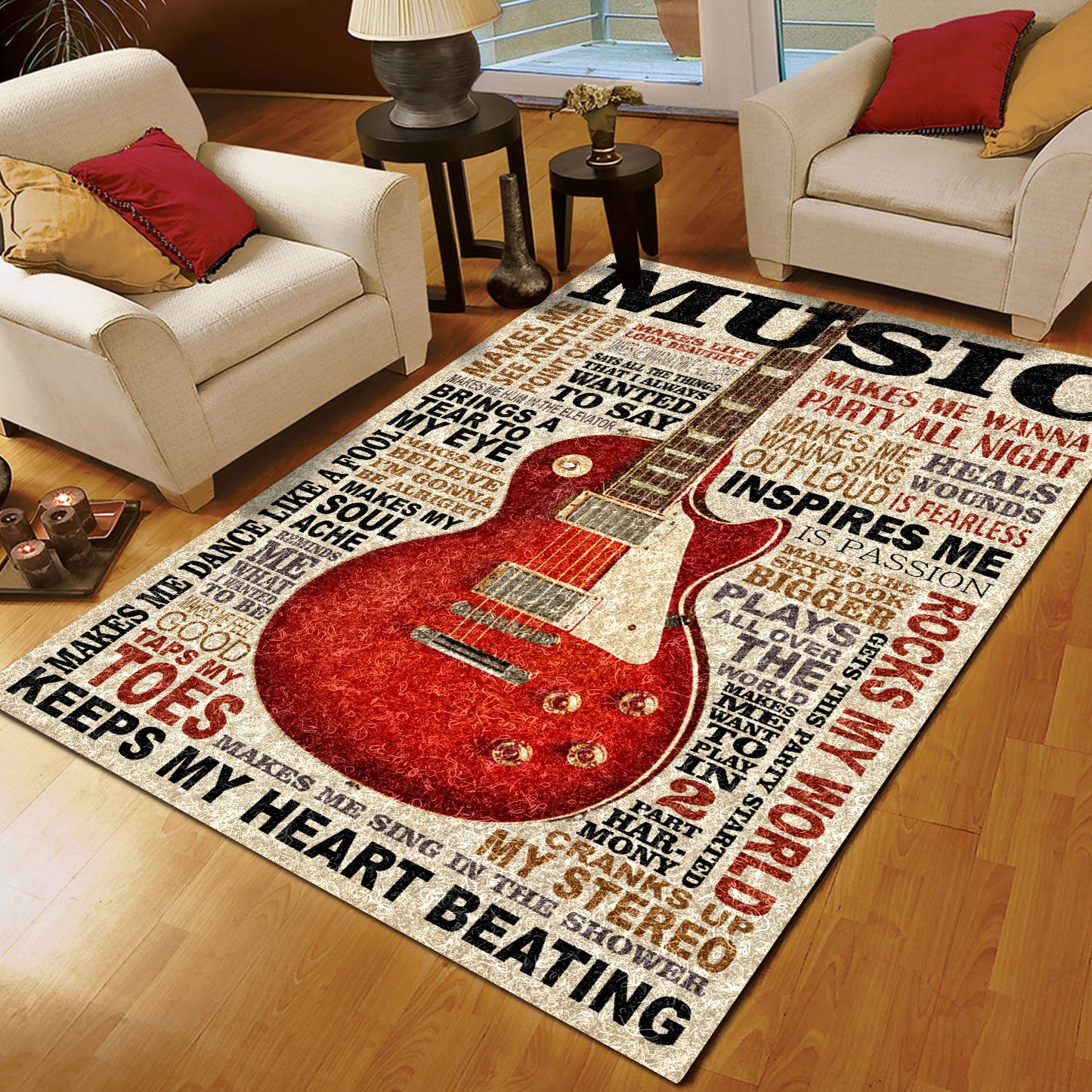 Guitar CL160967MDR Rug