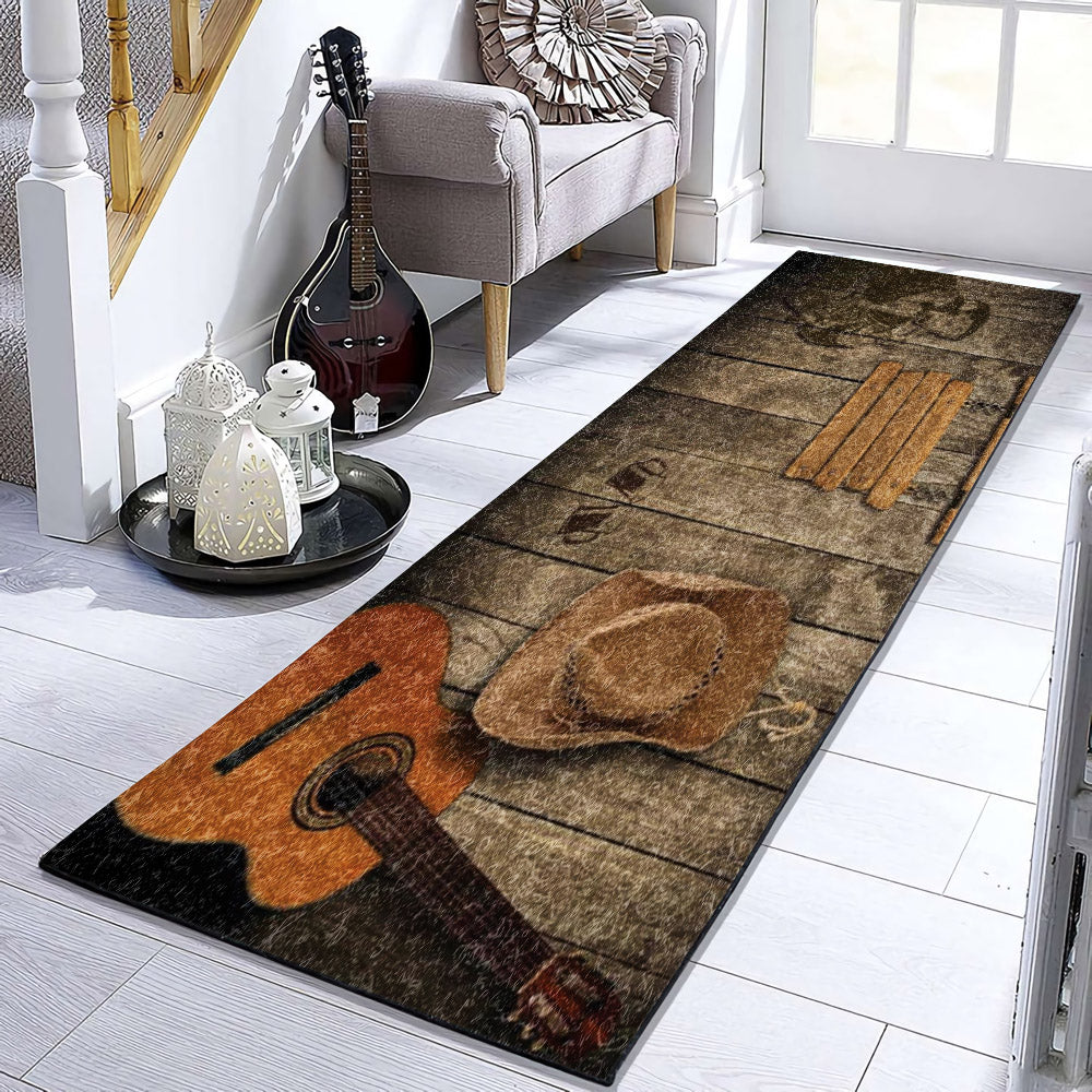 Guitar Cowboy HN1910056RU Runner Rug