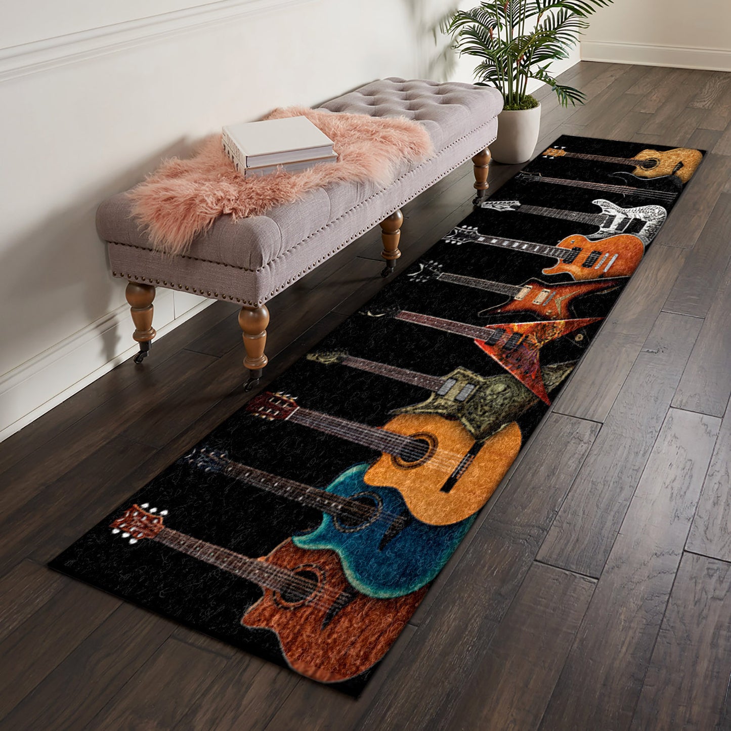 Guitar HM011022N Runner Rug