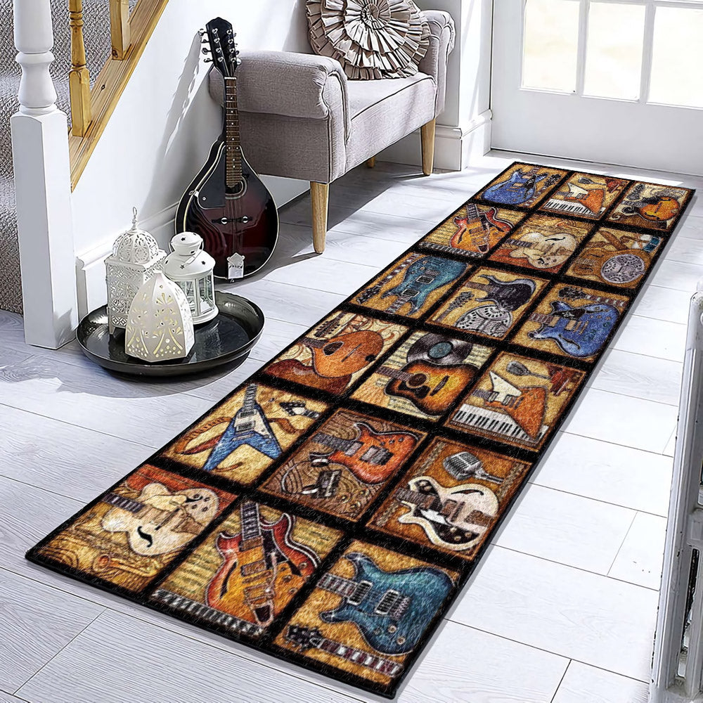 Guitar HN260935RU Runner Rug