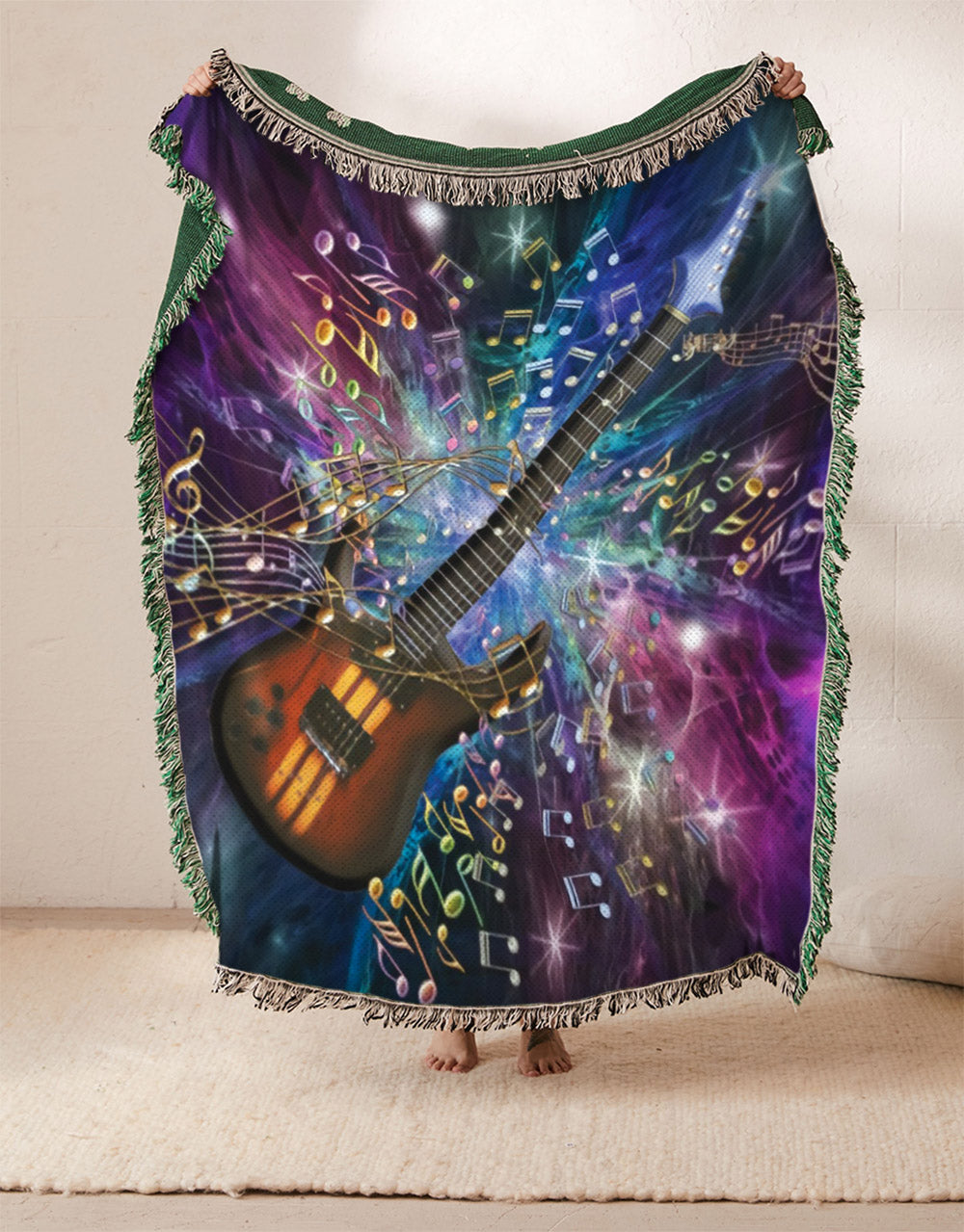 Guitar ML1710082S Throw Blankets For Sofa