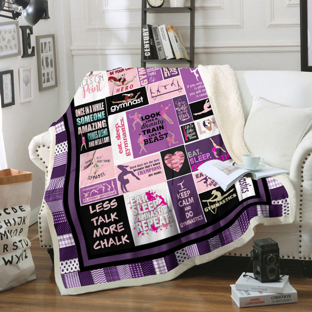 Gymnastic CL02110706MDF Sherpa Fleece Blanket