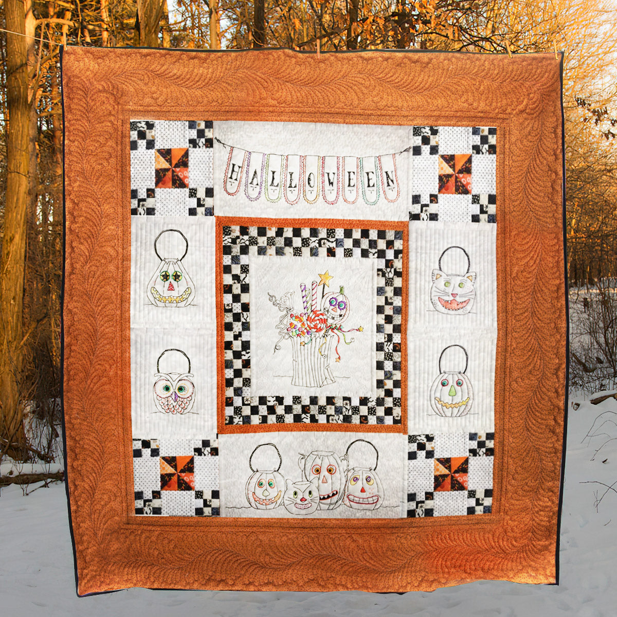 Halloween CLA200665 Quilt Blanket