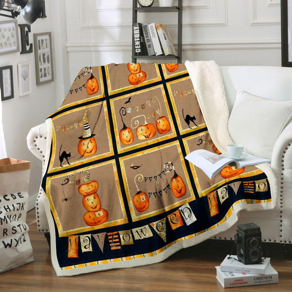 Halloween BL180967F Sherpa Fleece Blanket