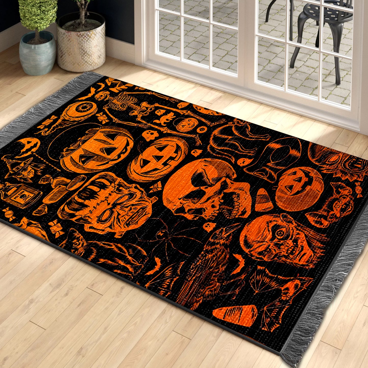 Halloween DD230818O Decorative Floor-cloth