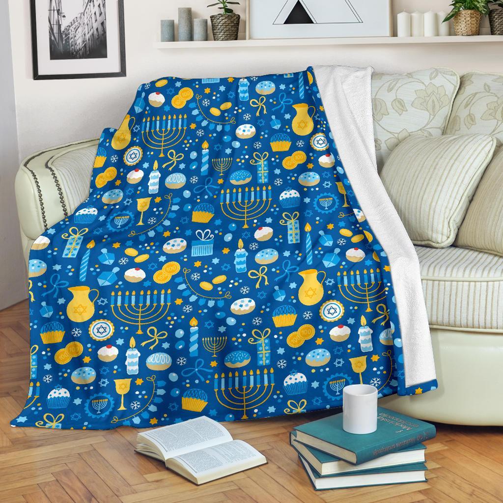Hanukkah CL12100586MDF Sherpa Fleece Blanket