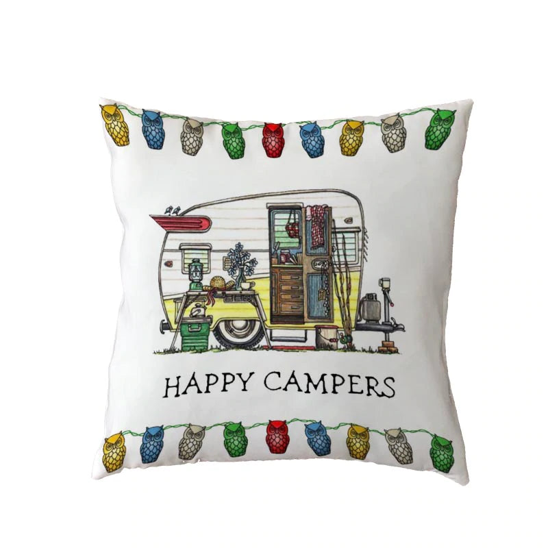 Happy Camper CLP0411142P Throw Pillow Covers