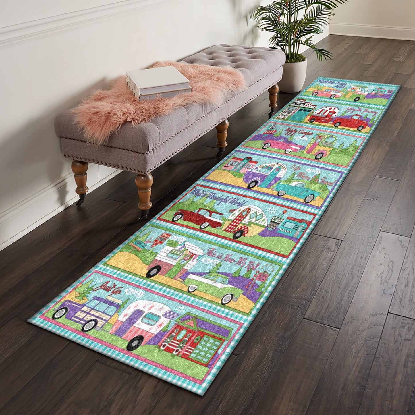 Happy Camper TN1810023N Runner Rug