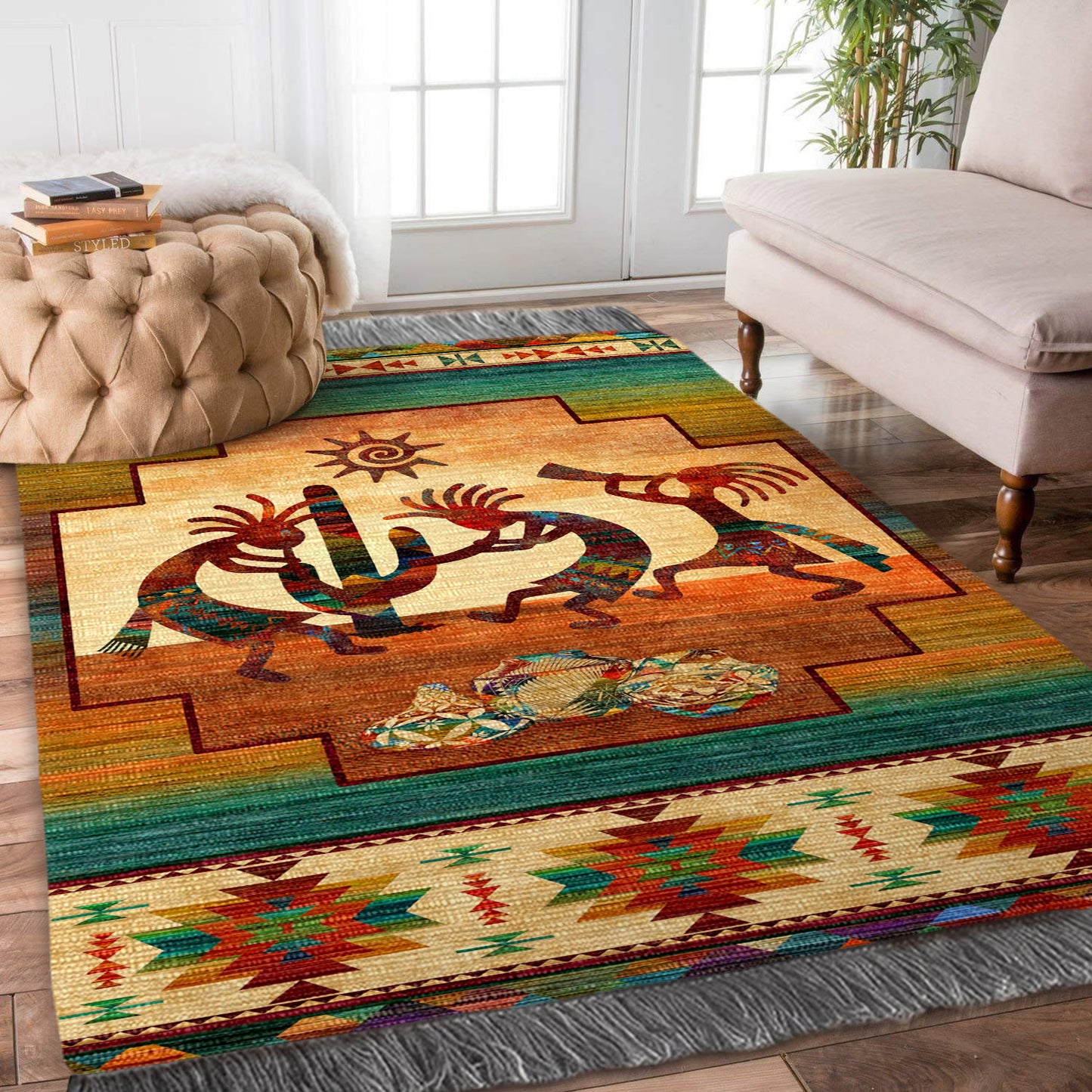 Happy Dance Kokopeli TN1609103F Decorative Floor-cloth
