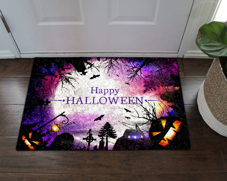 Happy Halloween HN250917D Non-slip Door mats