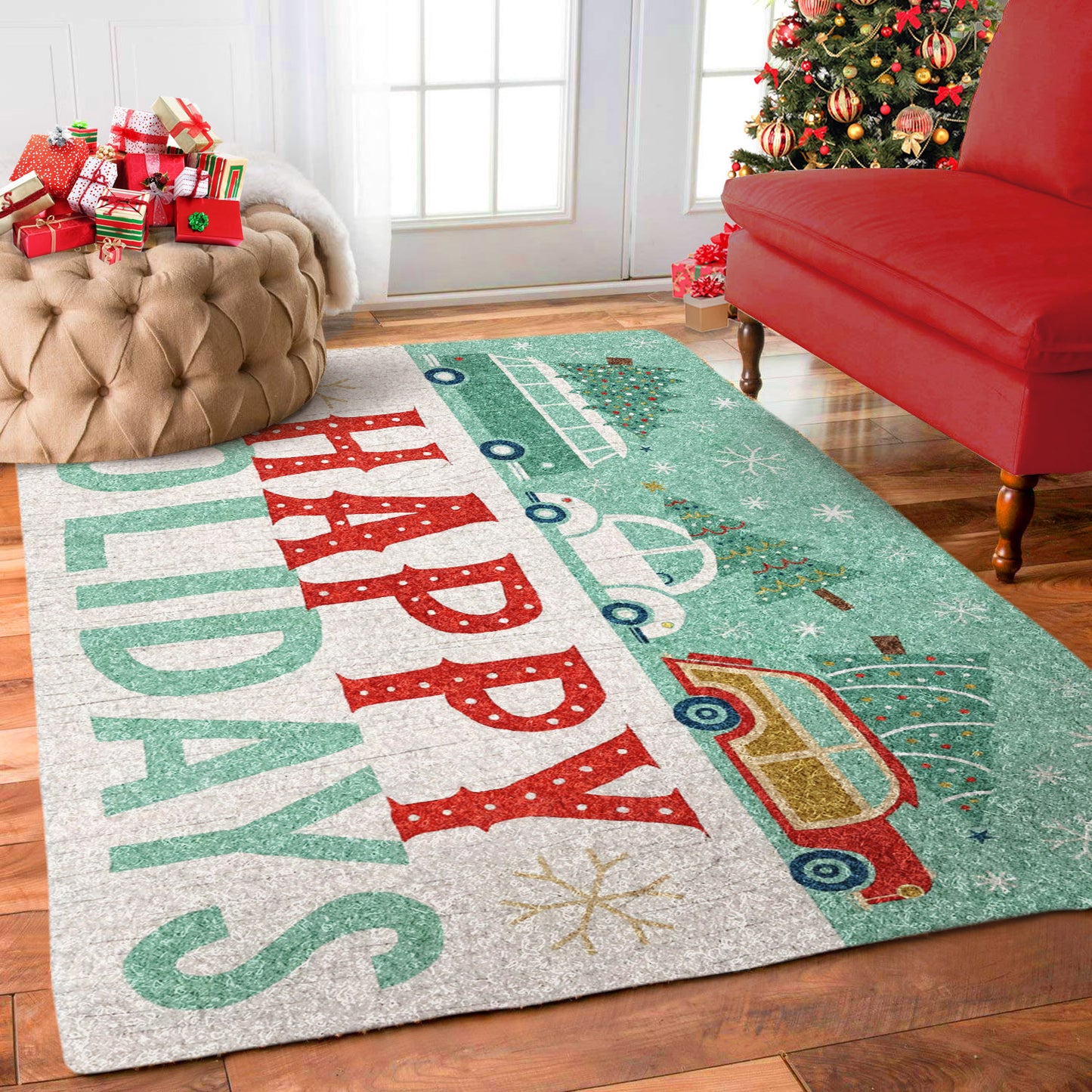 Happy Holidays HT2410063M Rug