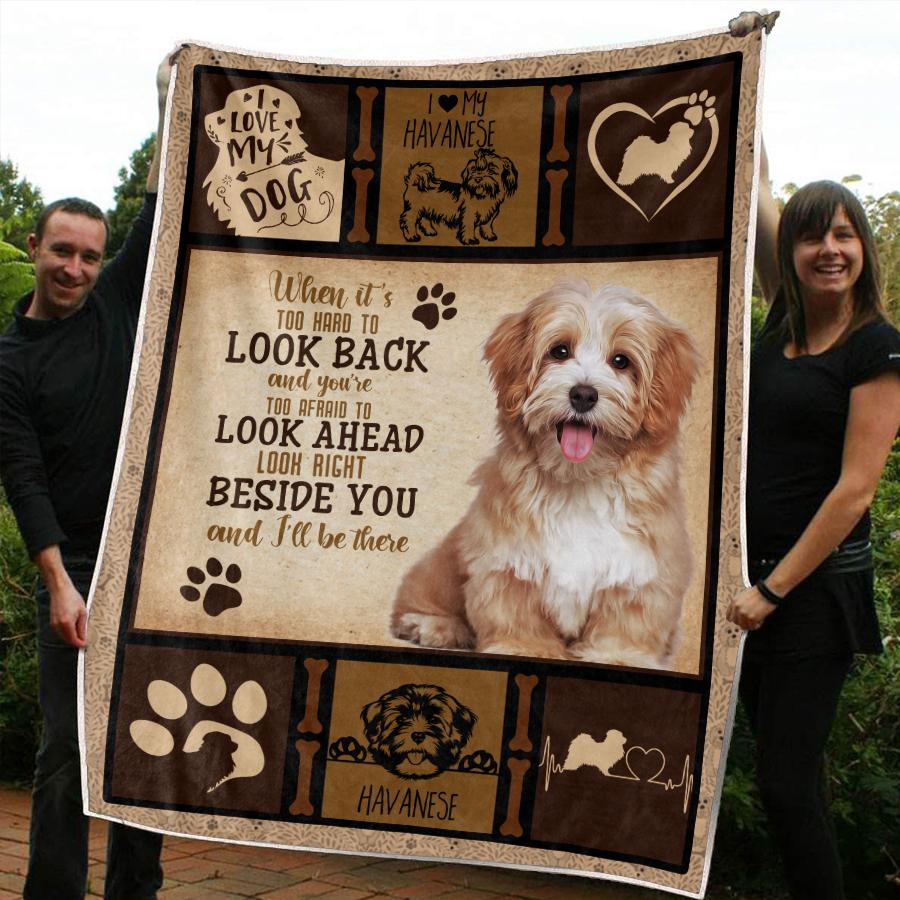 Havanese CLM1710115S Sherpa Fleece Blanket