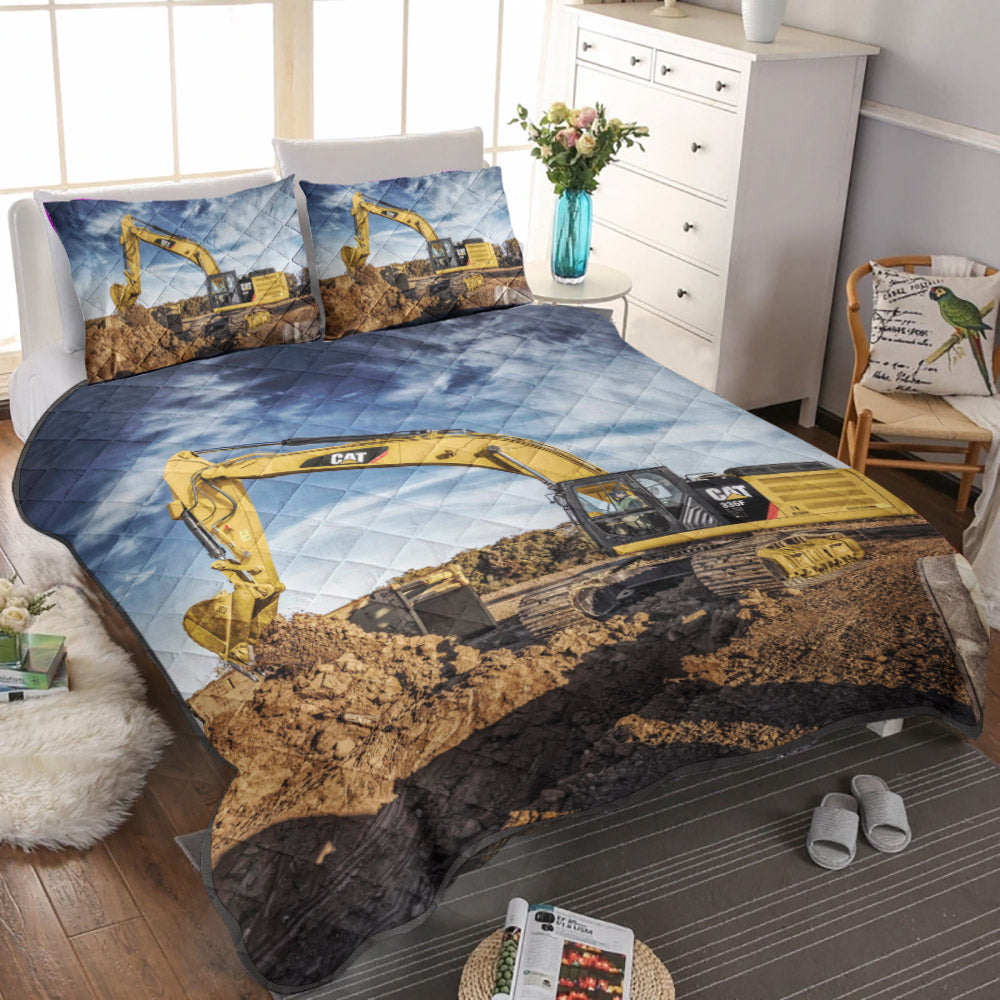 Heavy Equipment Operators CLM3010333B Quilt Bedding Set