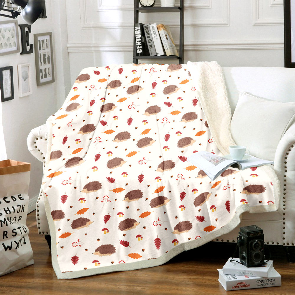 Hedgehog NN1409051TT Sherpa Fleece Blanket