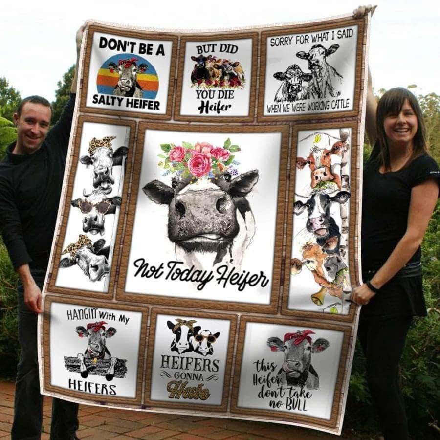 Heifer CL05100236MDF Sherpa Fleece Blanket
