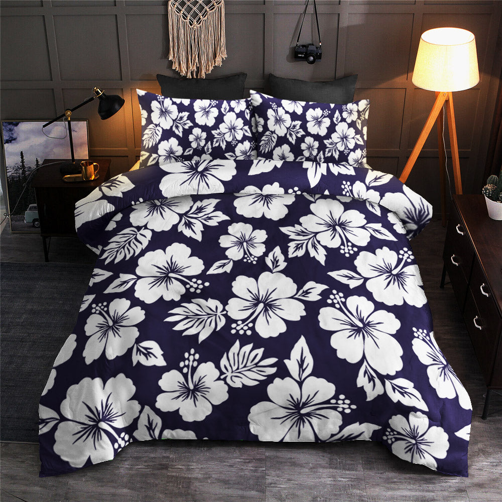 Hibiscus Pattern Print Design CLA19101158B Bedding Sets