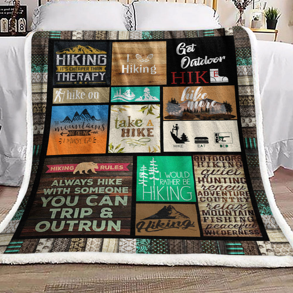 Hiking NT2109135F Sherpa Fleece Blanket