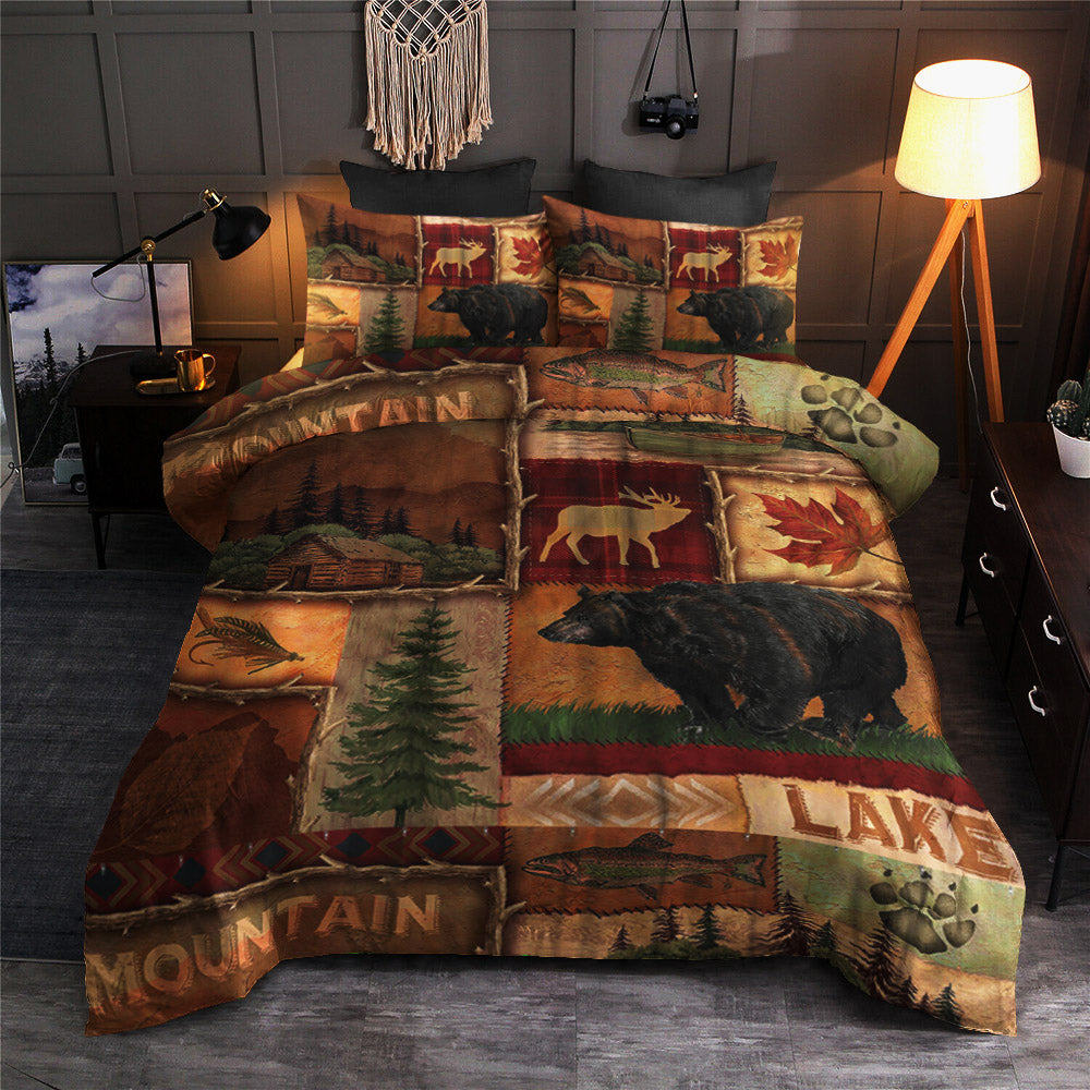Hills Lodge Moose Bear CLM0110170B Bedding Sets