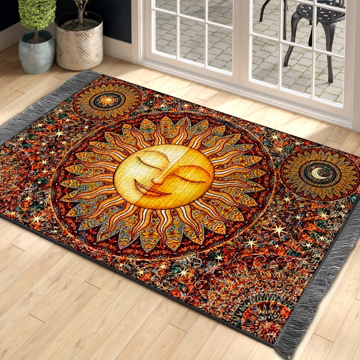 Hippie DD230819O Decorative Floor-cloth