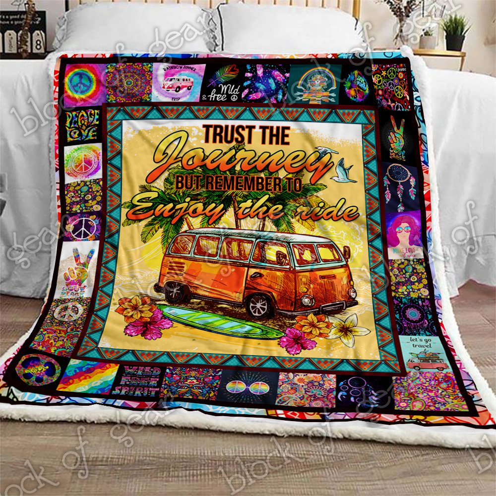 Hippie Life CL2709168MDF Sherpa Fleece Blanket
