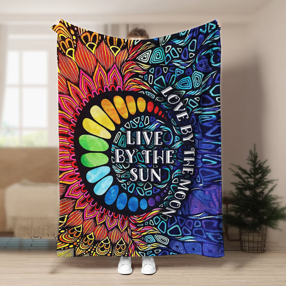 Hippie Live By The Sun CLA1910505F Sherpa Fleece Blanket