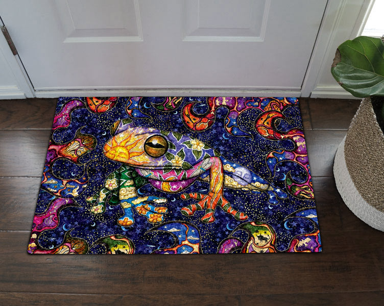 Hippie Peace Frog DN30100124D Non-slip Door mats