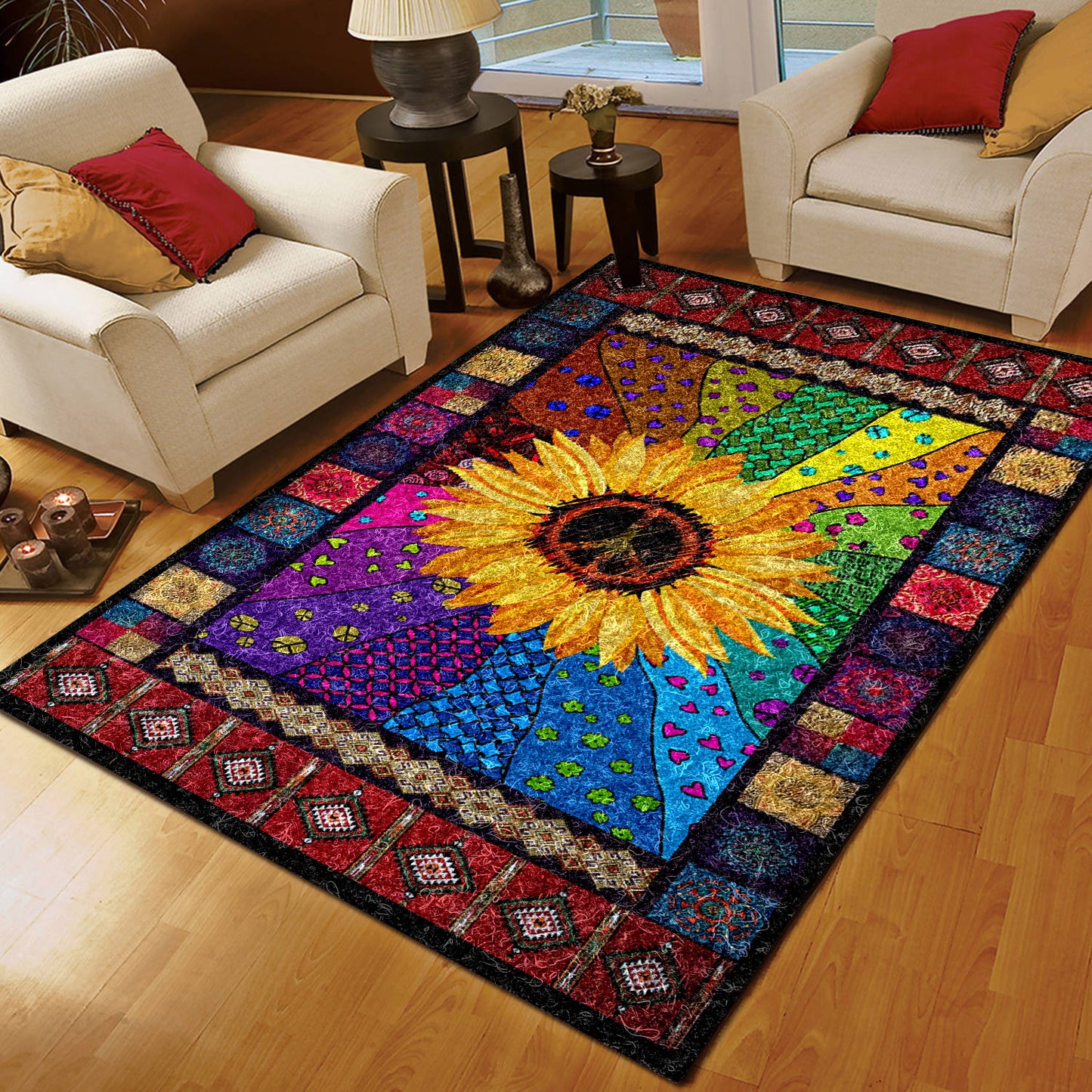 Hippie Sunflower CL170975MDR Rug
