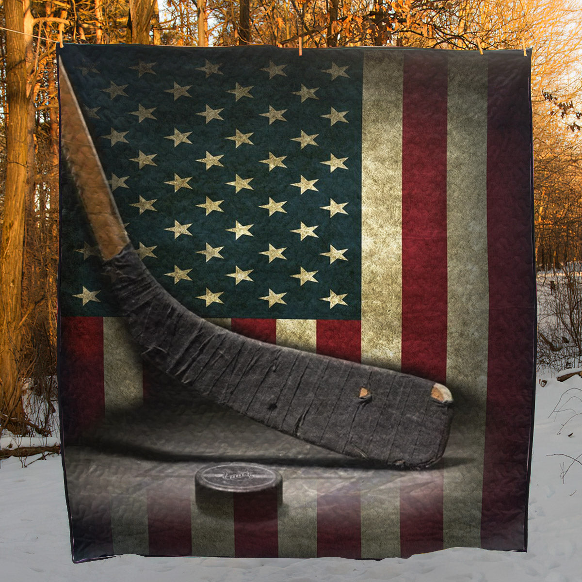 Hockey CLA05121591Q Quilt Blanket