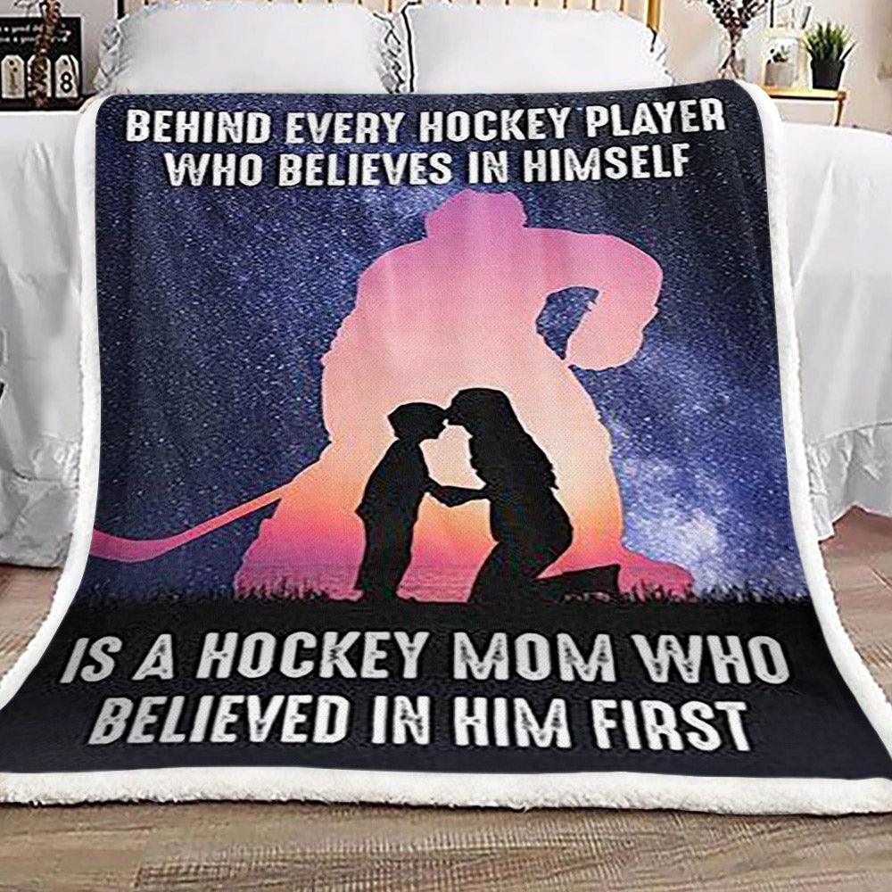 Hockey Mom CL16110423MDF Sherpa Fleece Blanket