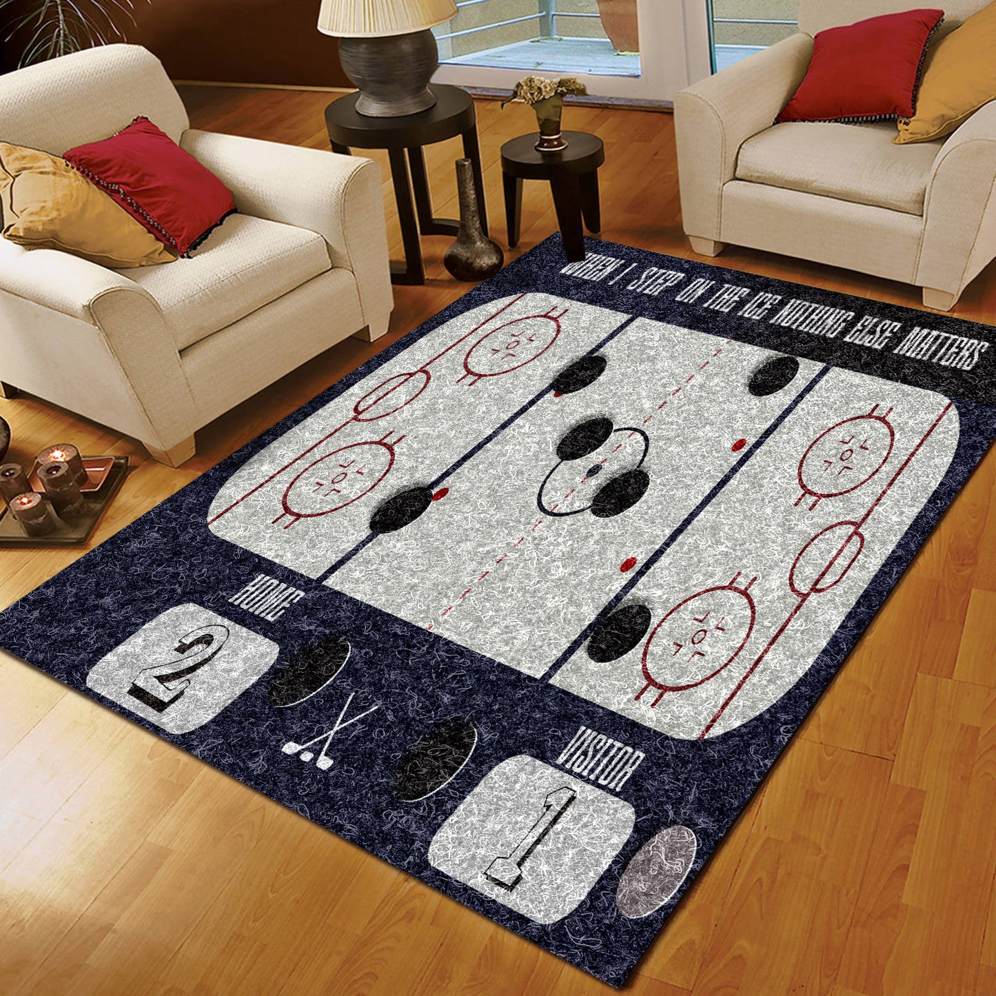 Hockey Rink CLA1410092R Rug