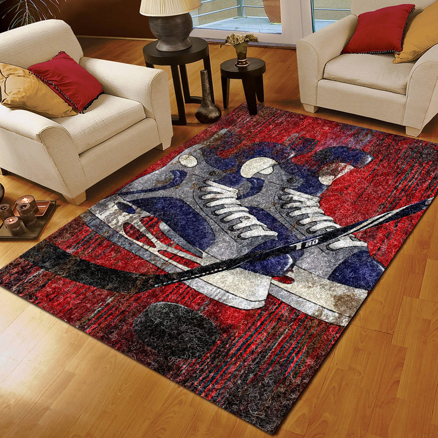 Hockey TN160832M Rug