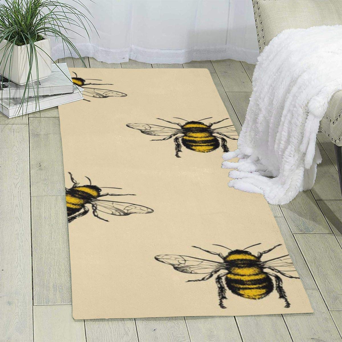 Honey Bee CLA0910074RU Runner Rug