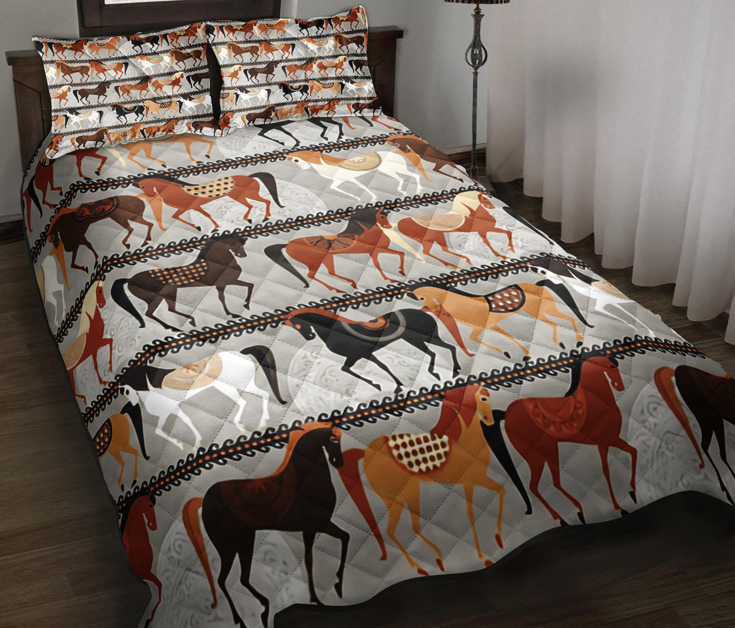 Horse Quilt Bedding Set MN2009001