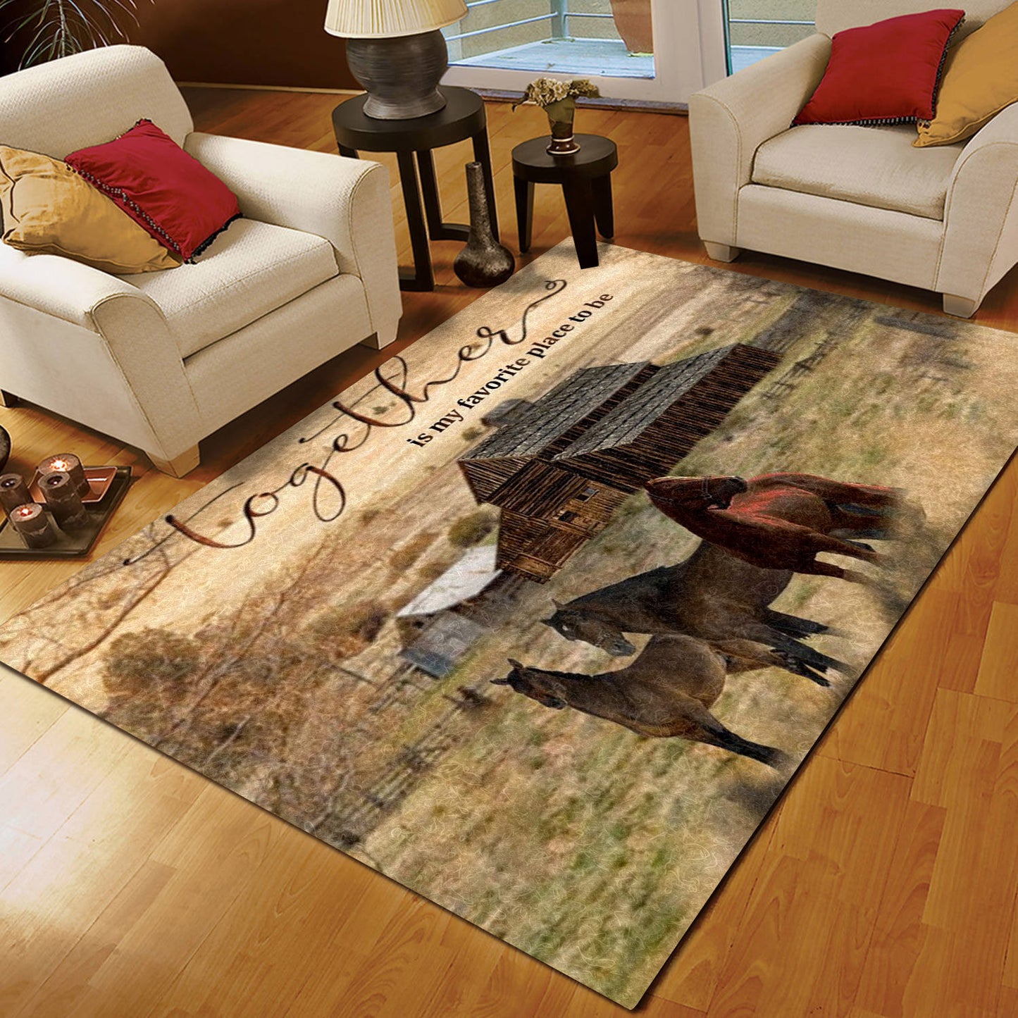 Horse 6 CL16110691MDR Rug