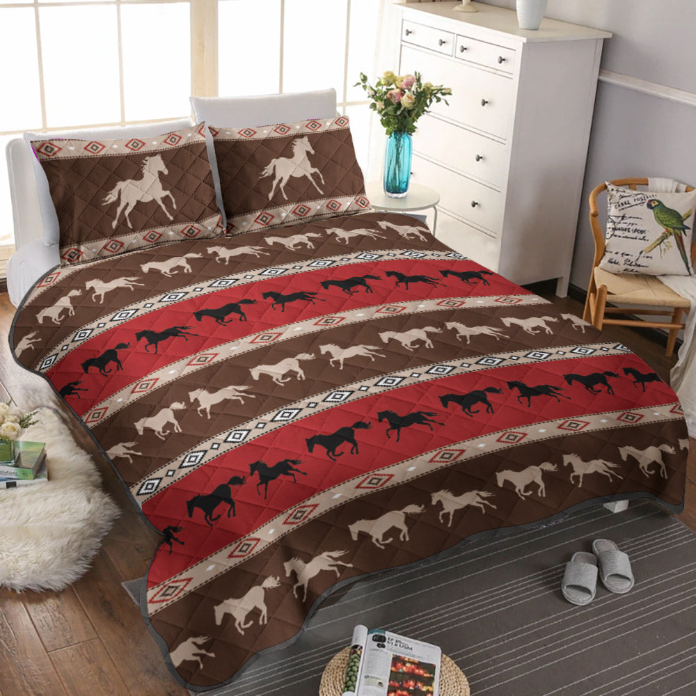 Horse CLM2709076T Quilt Bedding Set