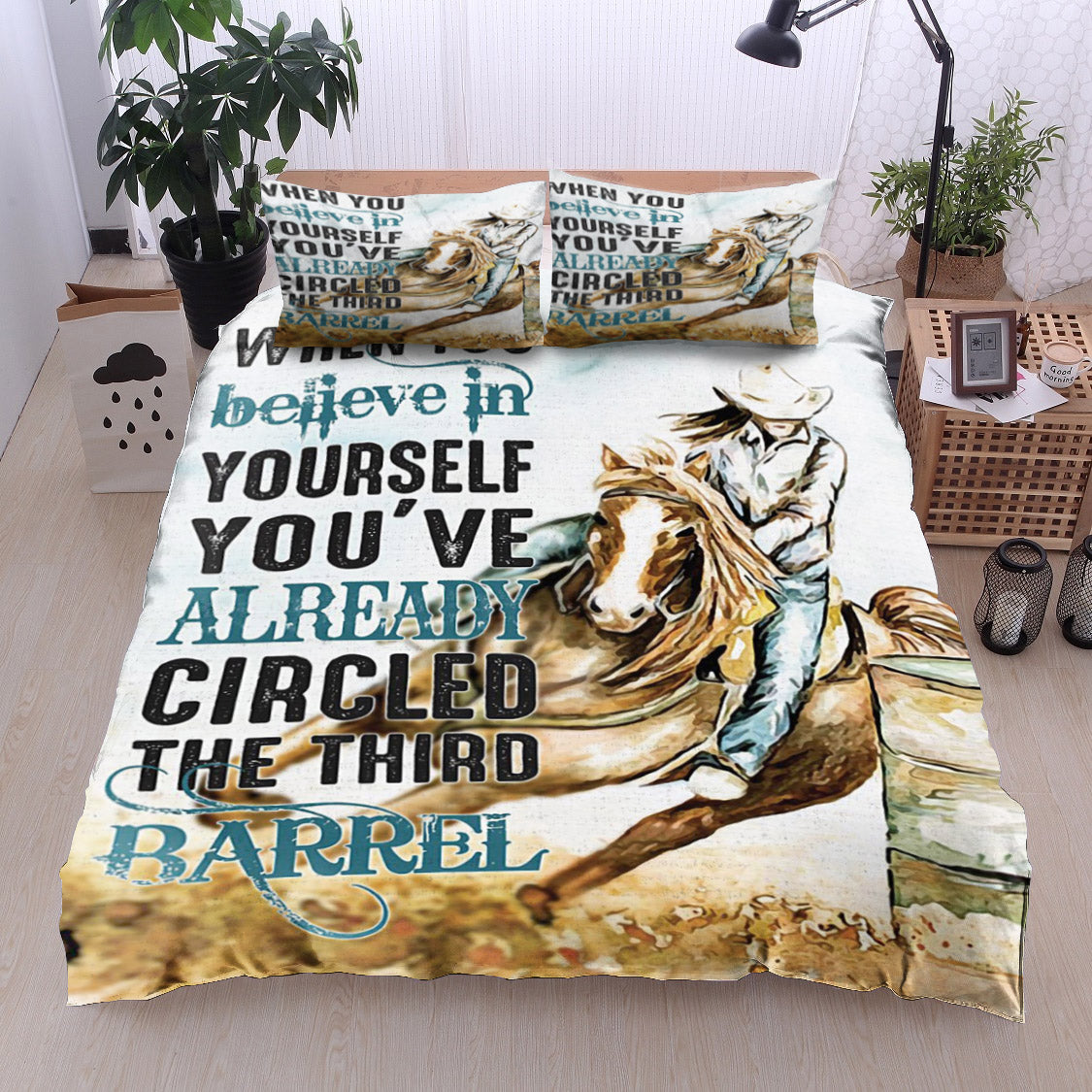 Horse Cowgirl CL18110570MDB Bedding Sets