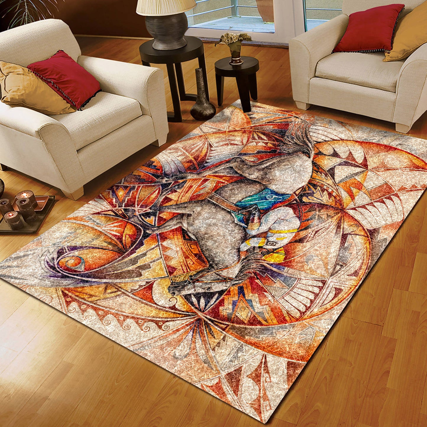 Horse Race DD0409066R Rug