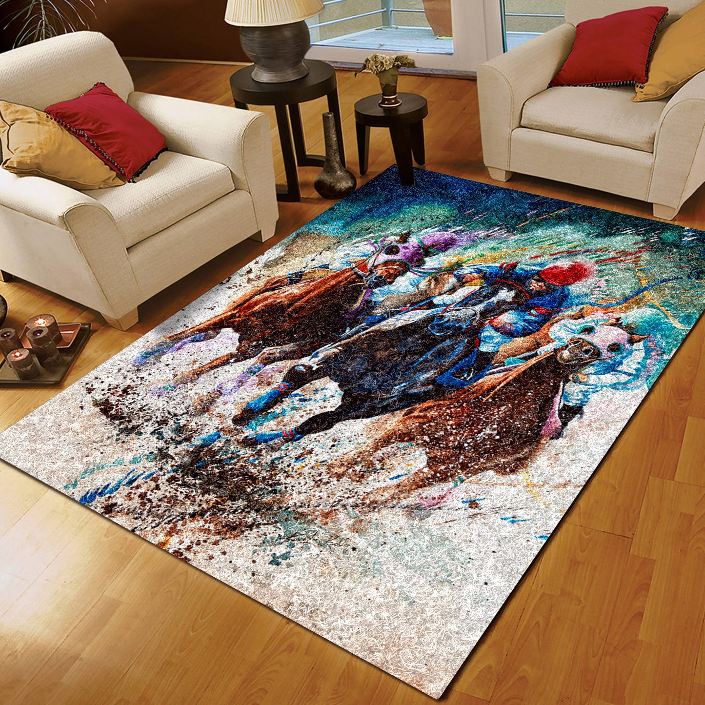 Horse Racing NT0609089R Rug
