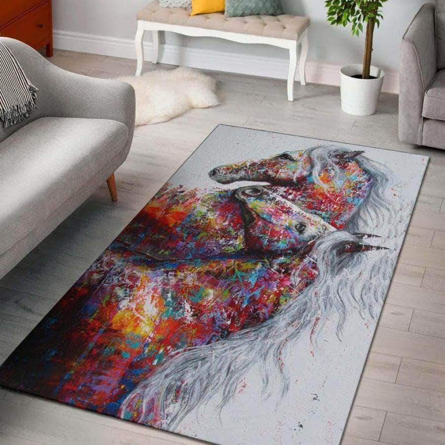 Horse Red CL05100021MDR Rug