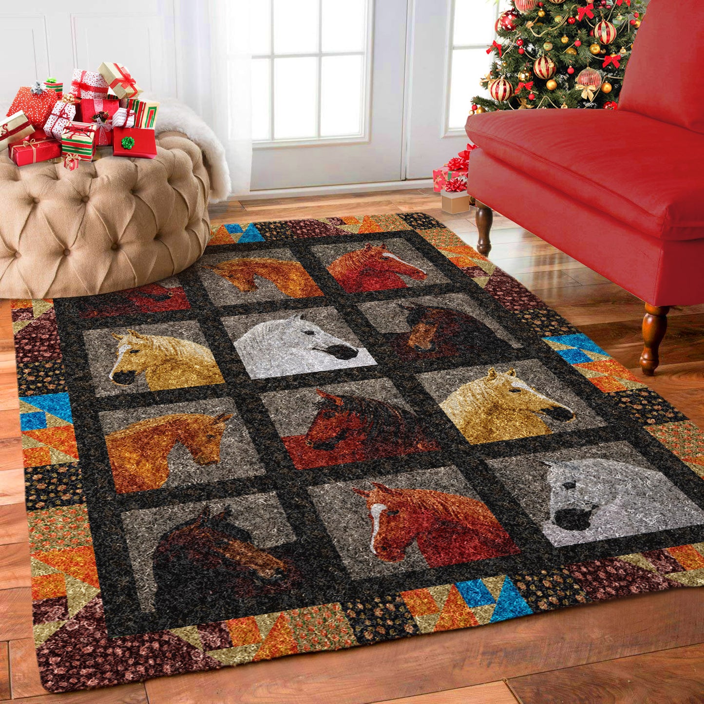Horse Shades Of Horses HM0611096M Rug
