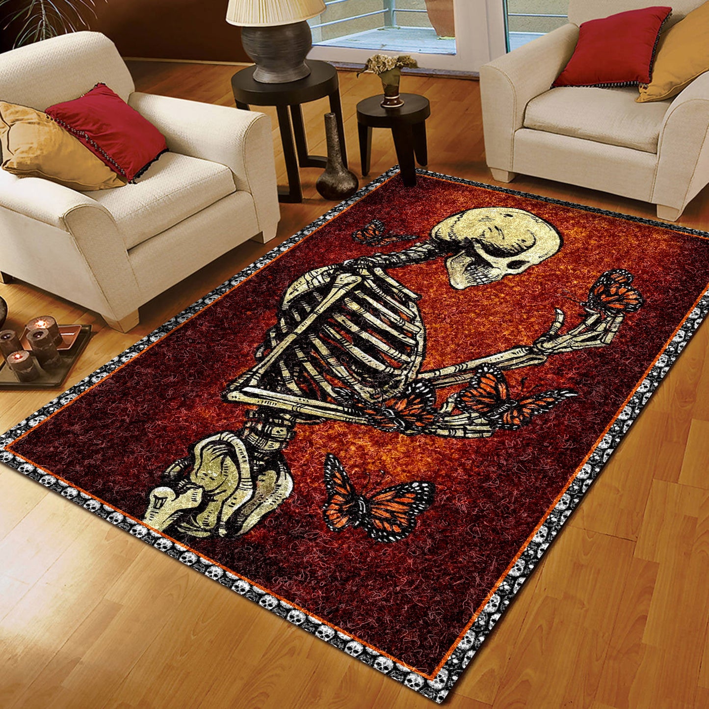 Human Skeleton CL170977MDR Rug