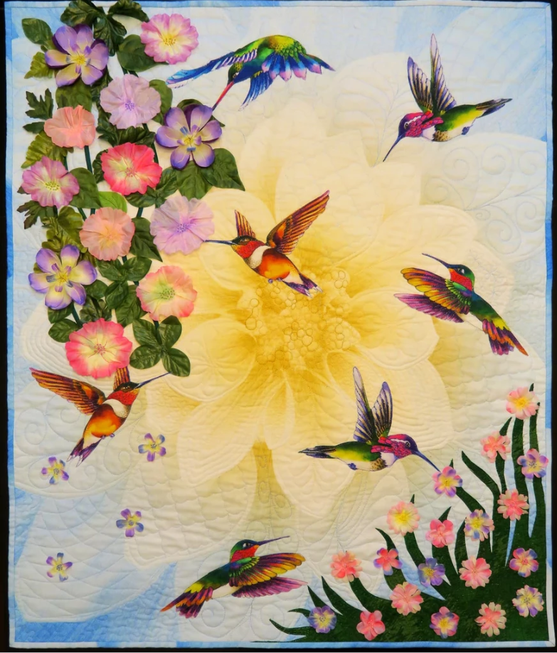 Hummingbird CLM1111313 Quilt Blanket