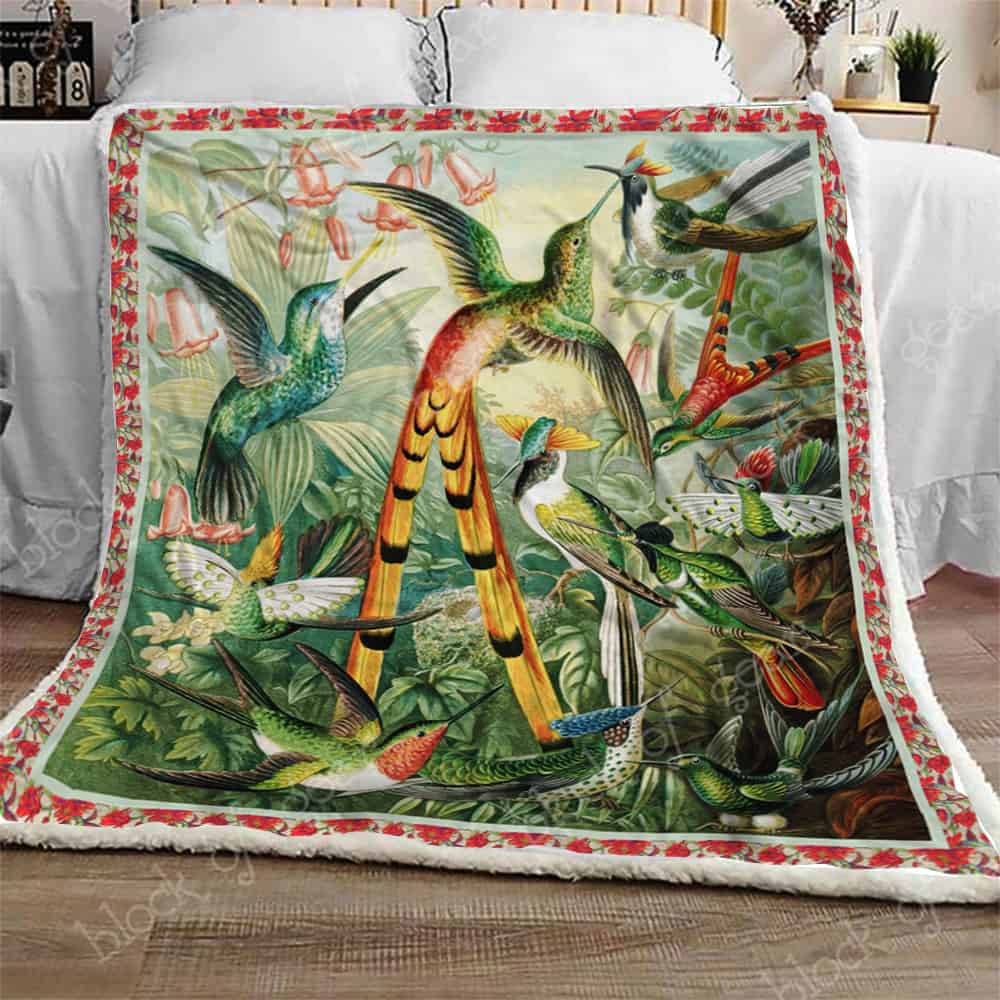 Hummingbird CL301113MDF Sherpa Fleece Blanket