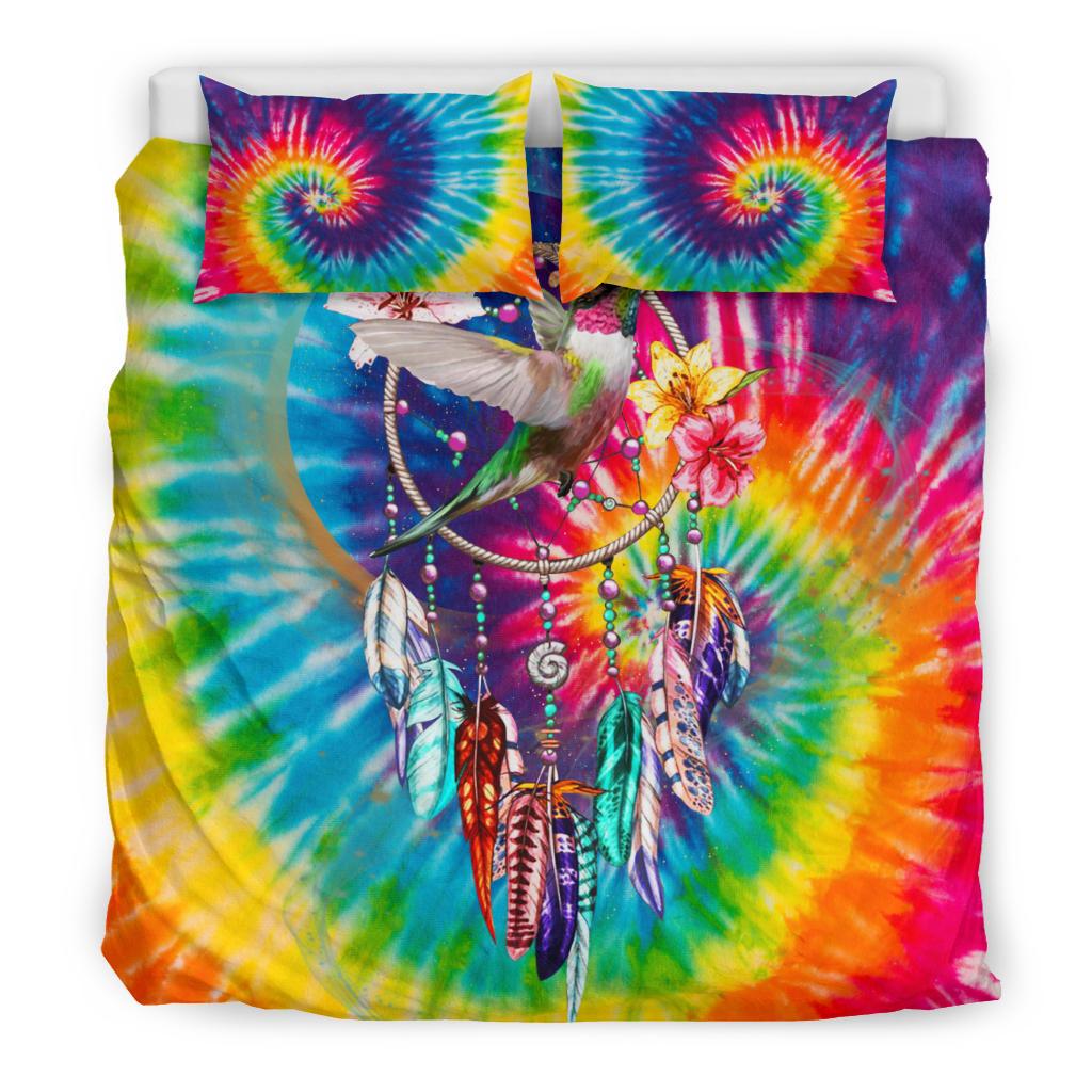 Hummingbird Dreamcatcher Tie Dye CL07110534MDB Bedding Sets