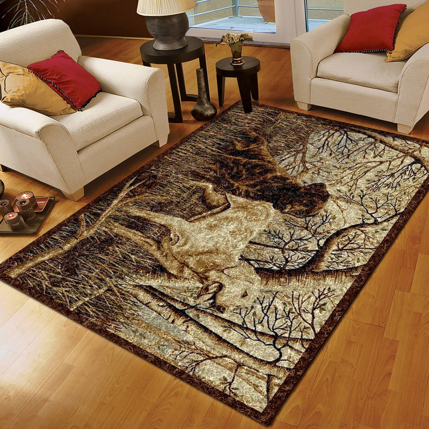 Hunting Dog HM030944M Rug