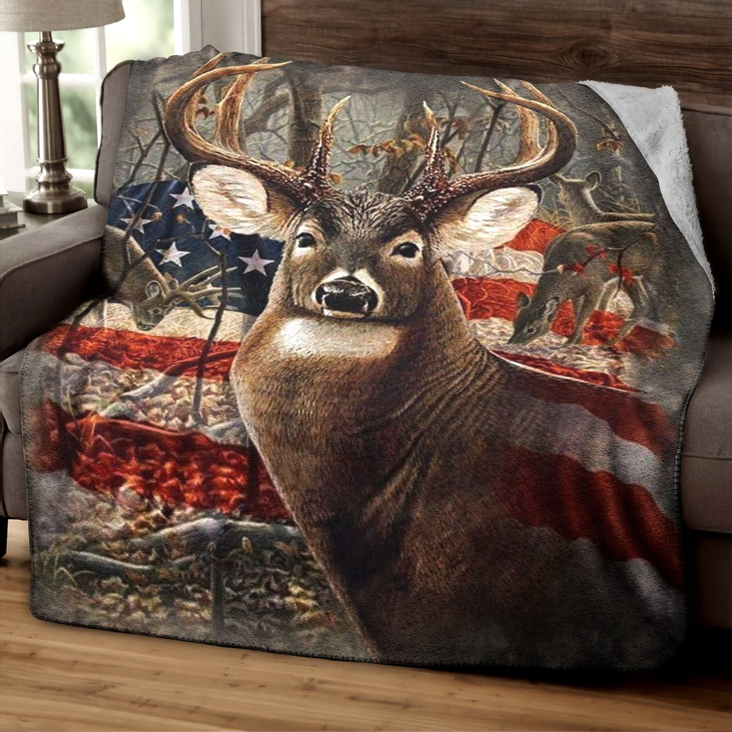 Hunting HM280833TT Sherpa Fleece Blanket
