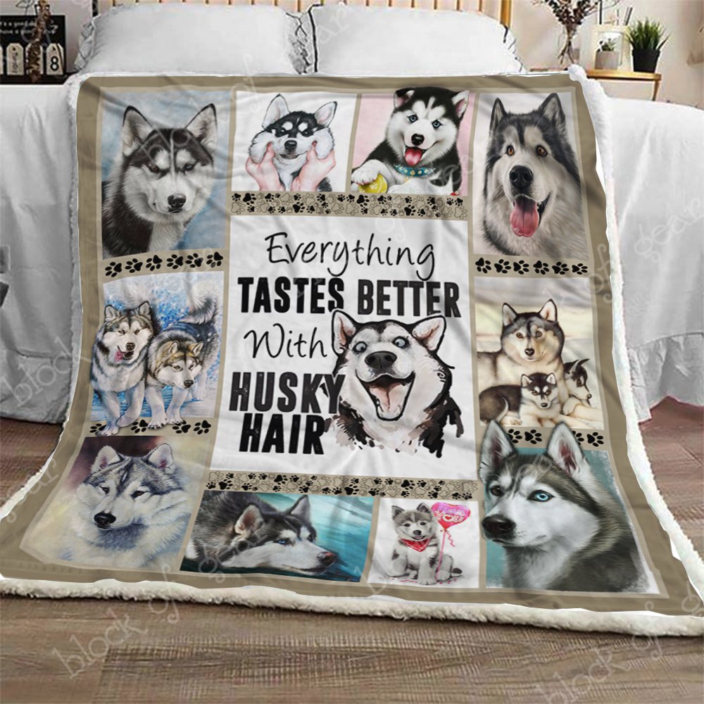 Husky CL0210120MDF Sherpa Fleece Blanket